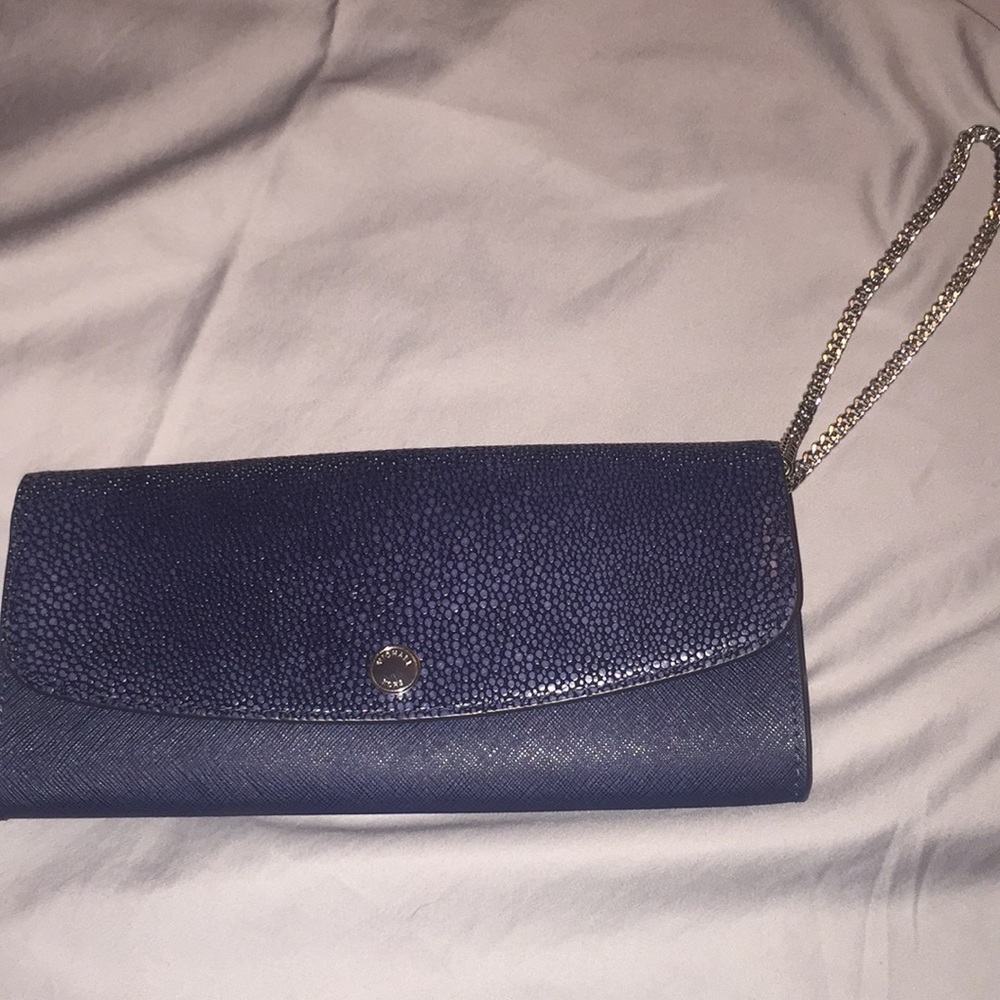 Michael Kors wristlet navy/silver